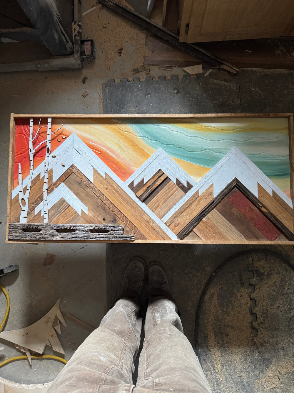 Rainbow Sky 36x17