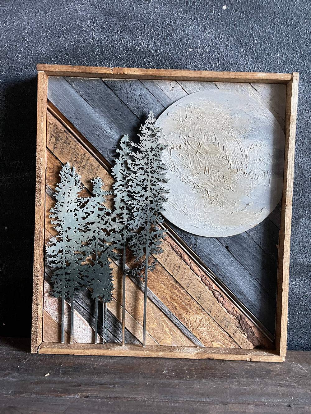 Full Moon in Forest